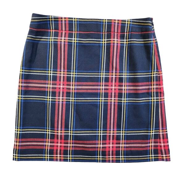 Talbots Tartan Plaid A-Line Skirt Women’s Size 10P Petite Wool Blend School NEW - Picture 8 of 11